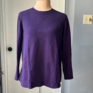 J. Jill Rich Purple Long Sleeve Top